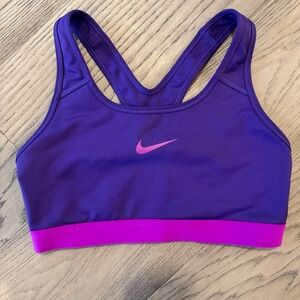Nike Women's Purple and Pink Sports Bra‎